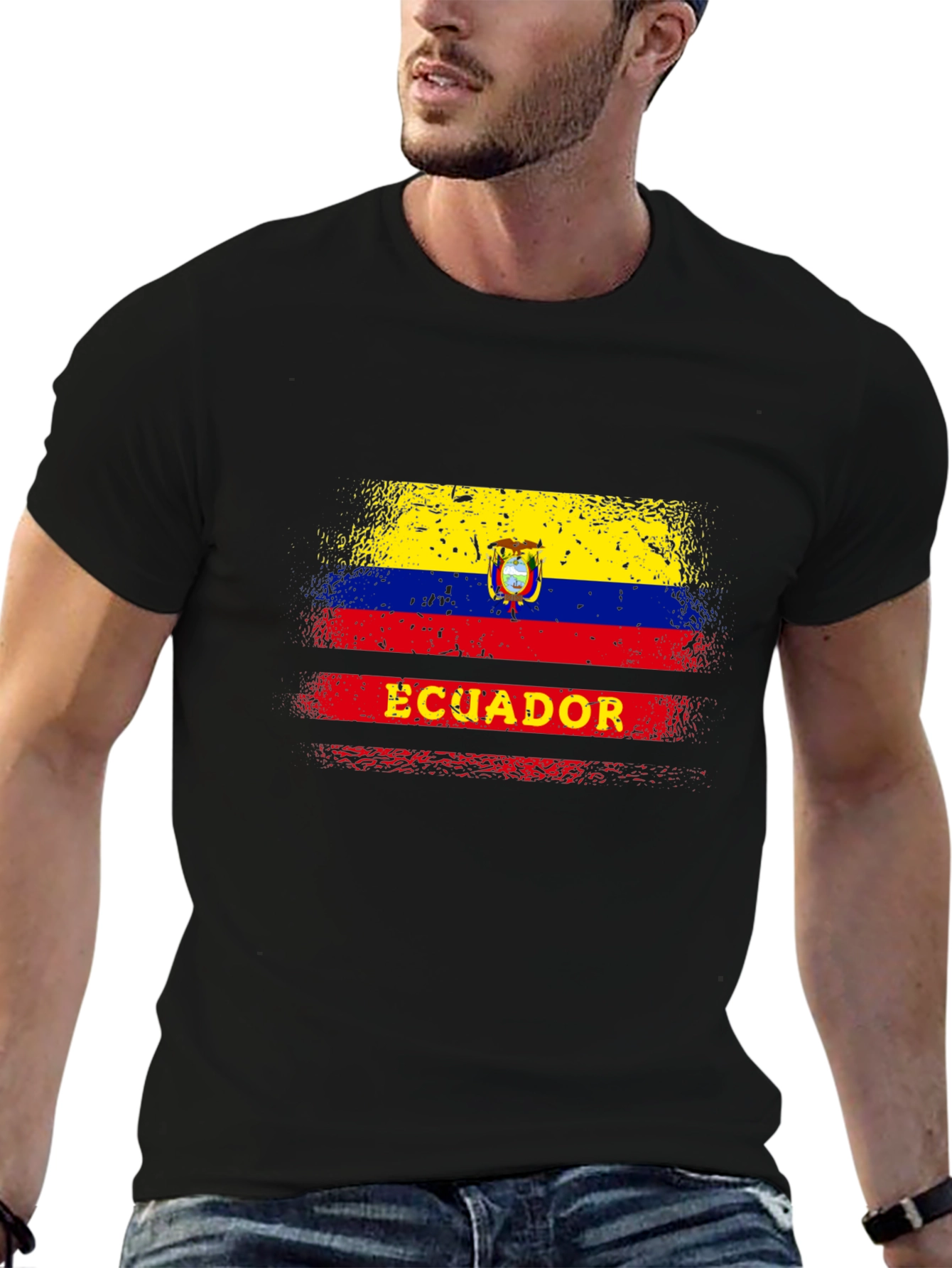 Ecuador Flag Graphic T-Shirt