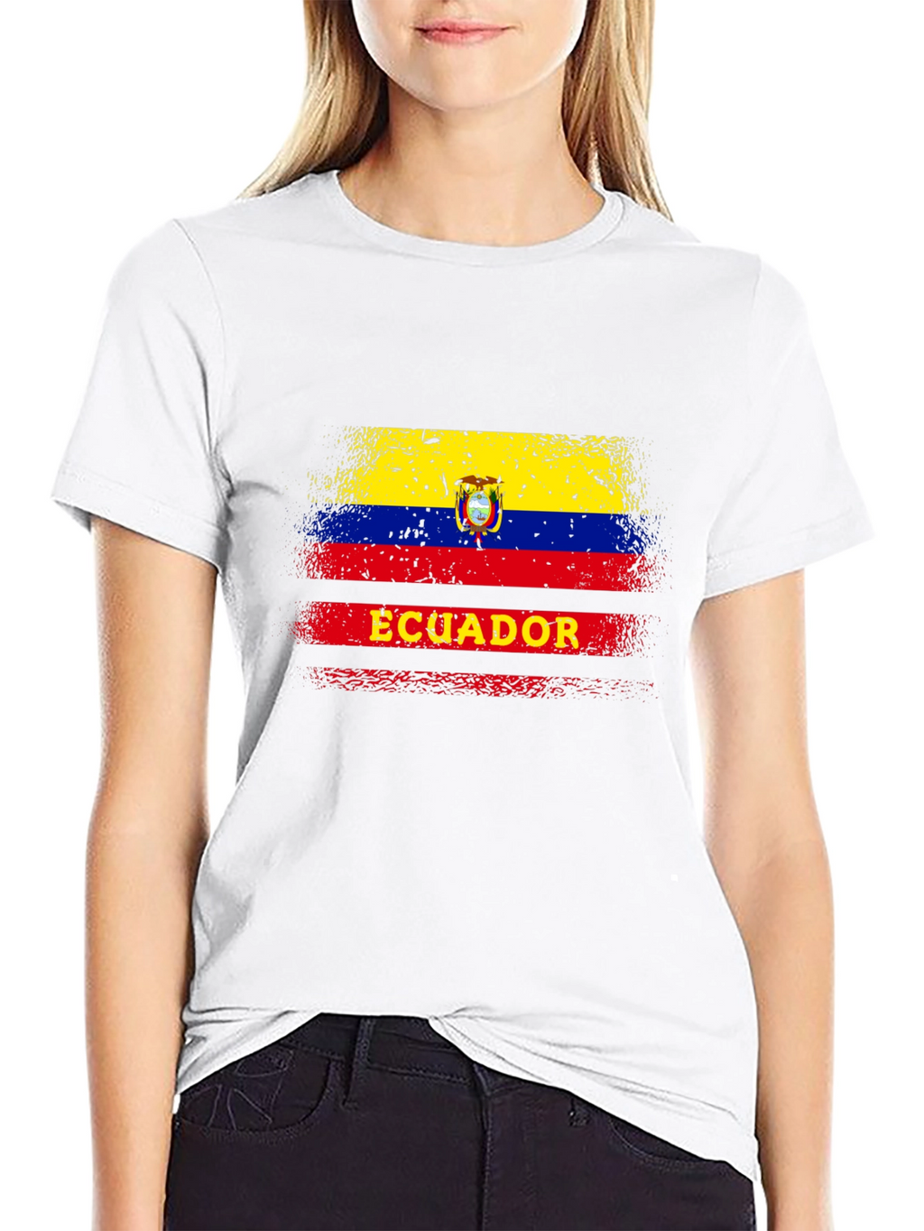 Ecuador Flag Graphic T-Shirt