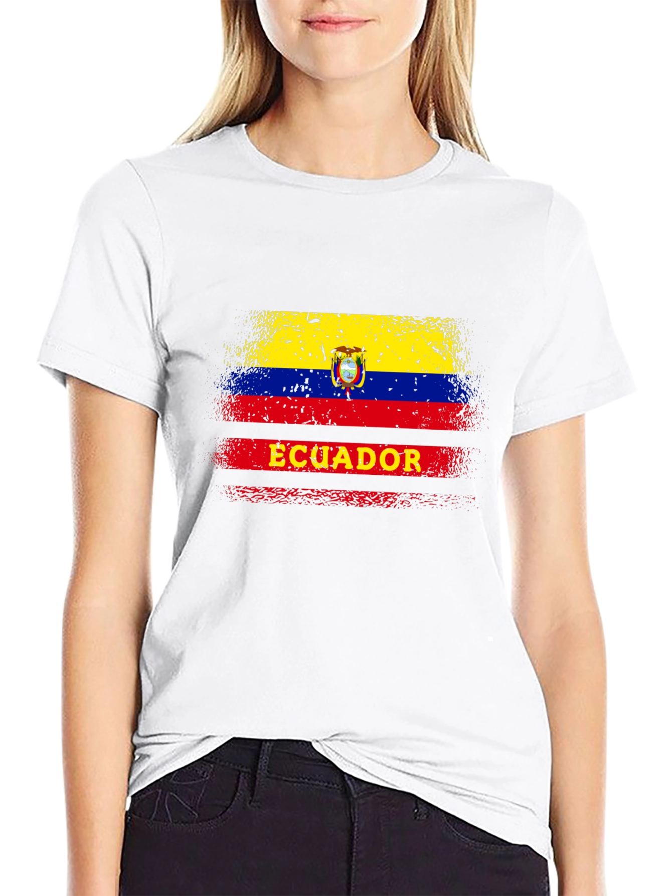Ecuador Flag Graphic T-Shirt