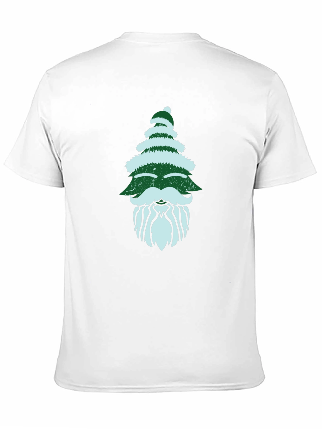 Christmas Tree Beard Graphic Tee - Holiday Fun!