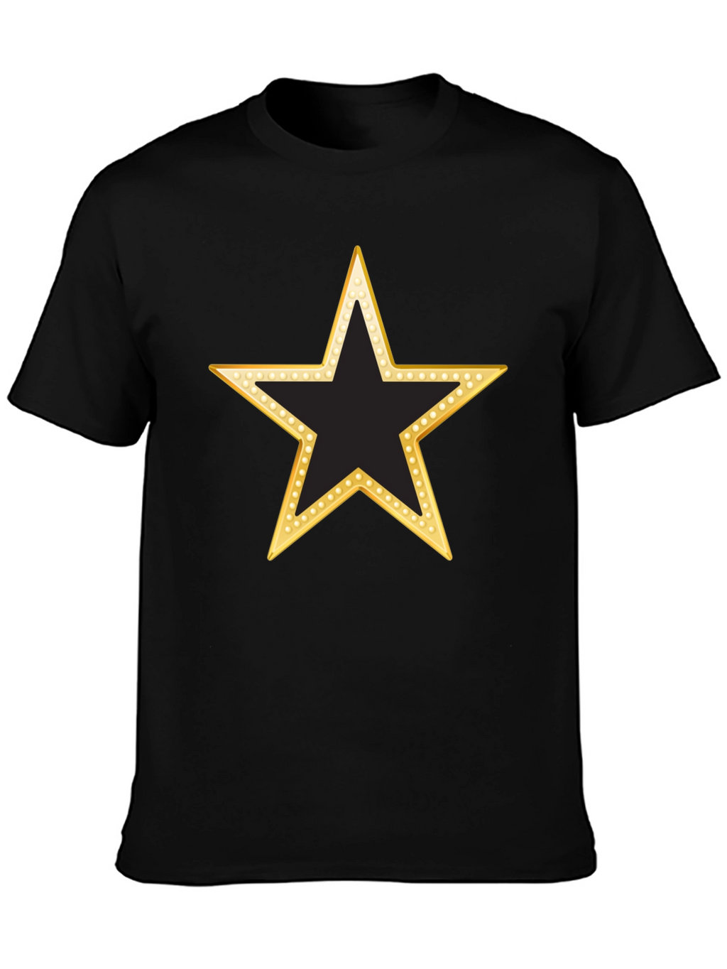 Starry Black Tee - Shine Bright!
