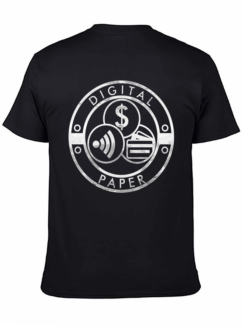 Digital Paper Tee - Modern Finance Shirt