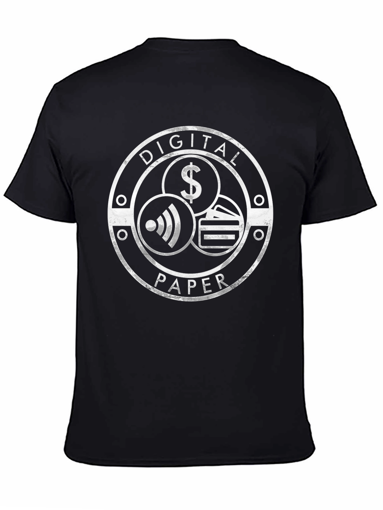 Digital Paper Tee - Modern Finance Shirt