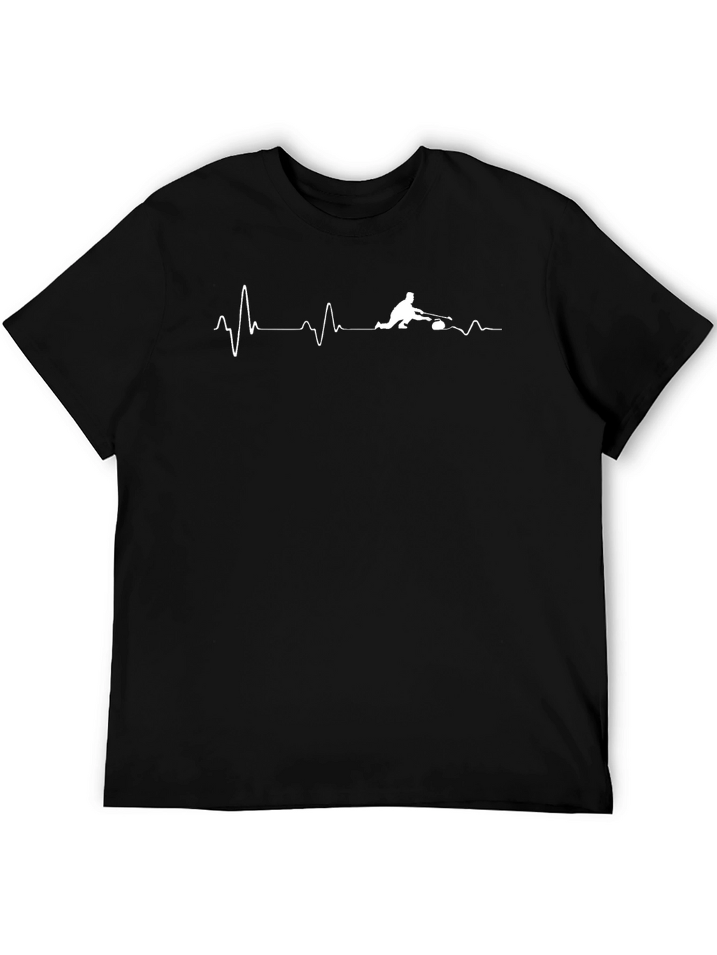 Curling Heartbeat T-Shirt - Unique Sportswear