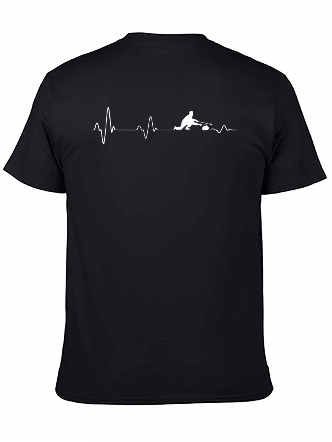 Curling Heartbeat T-Shirt - Unique Sportswear