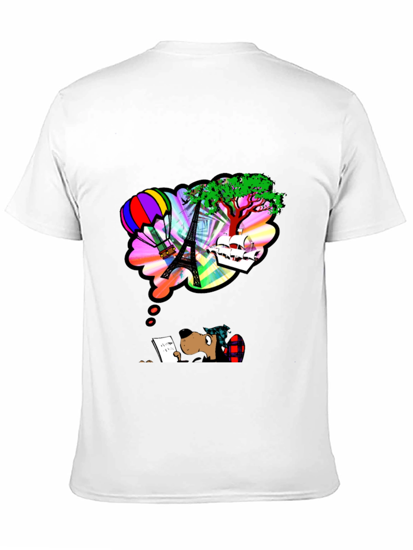Dreaming Dog Graphic T-Shirt