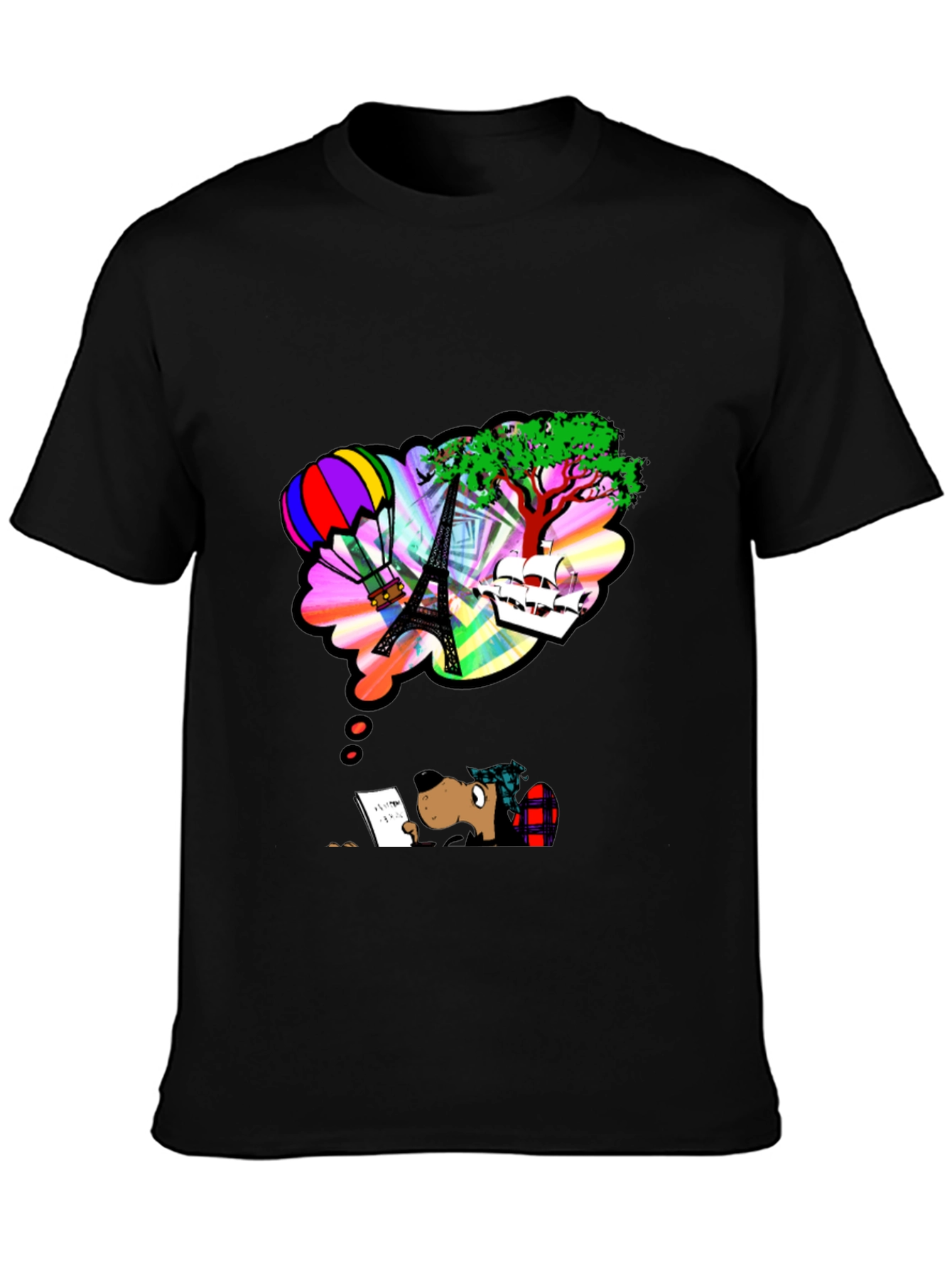 Dreaming Dog Graphic T-Shirt