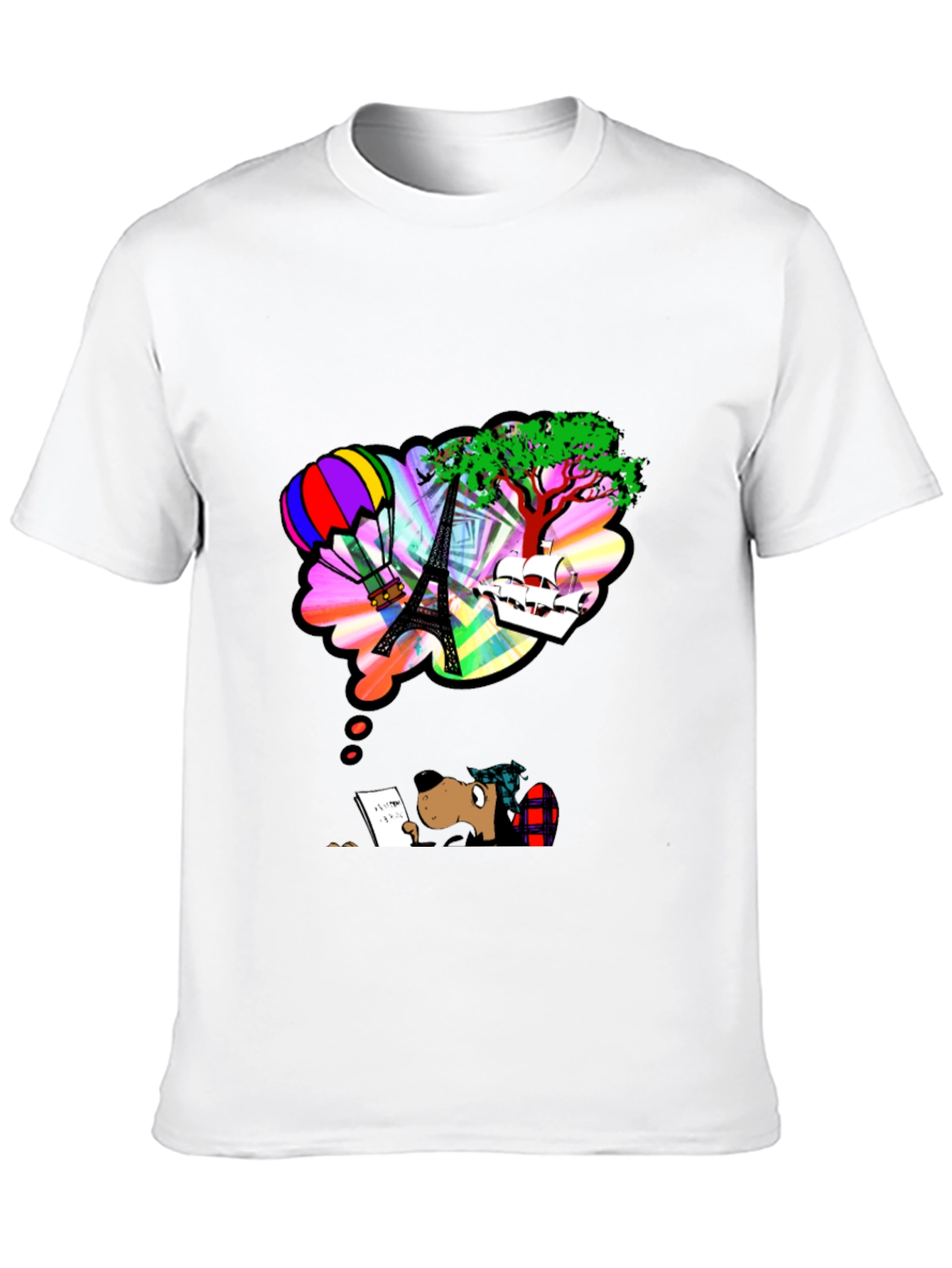 Dreaming Dog Graphic T-Shirt