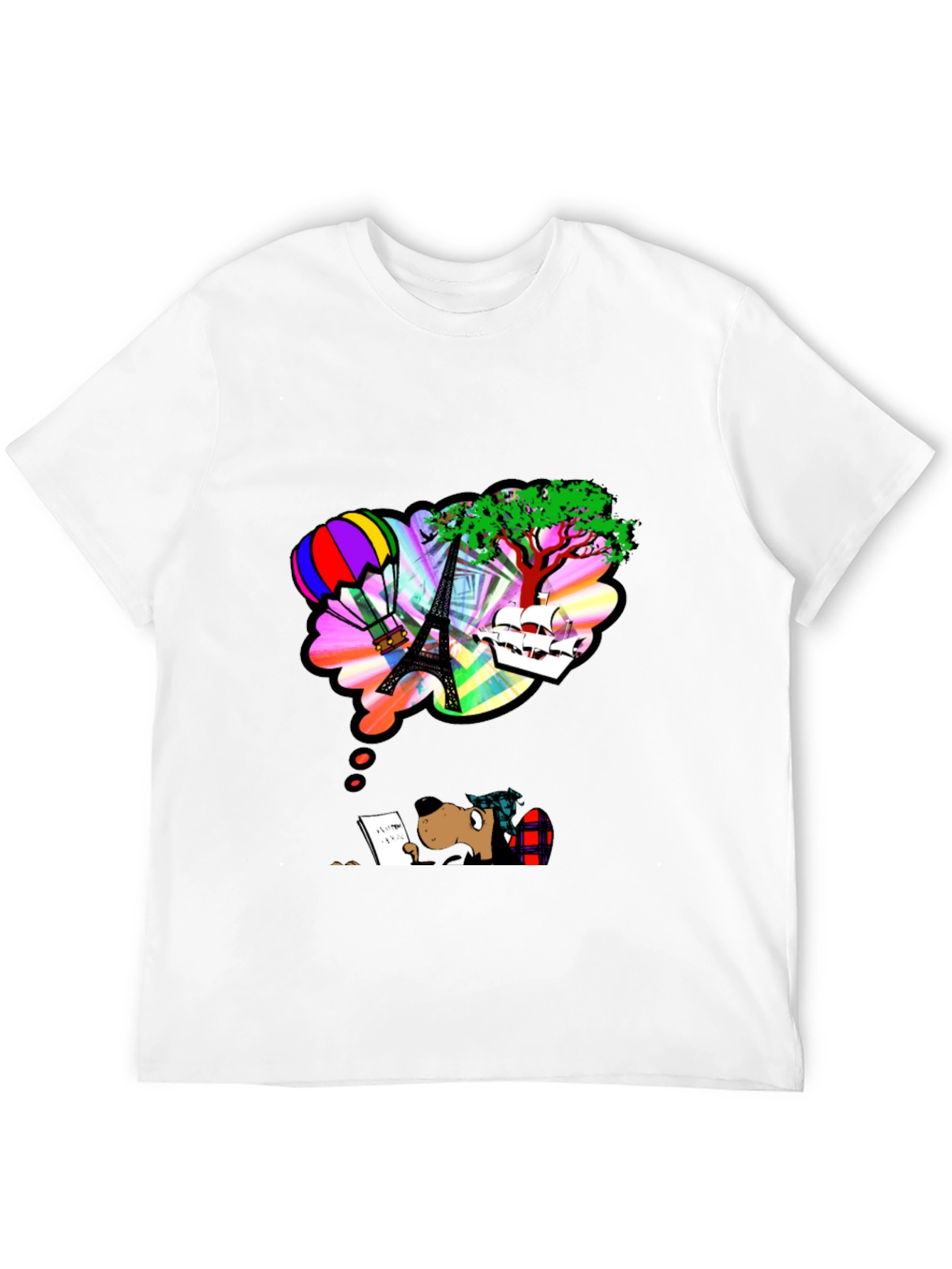 Dreaming Dog Graphic T-Shirt