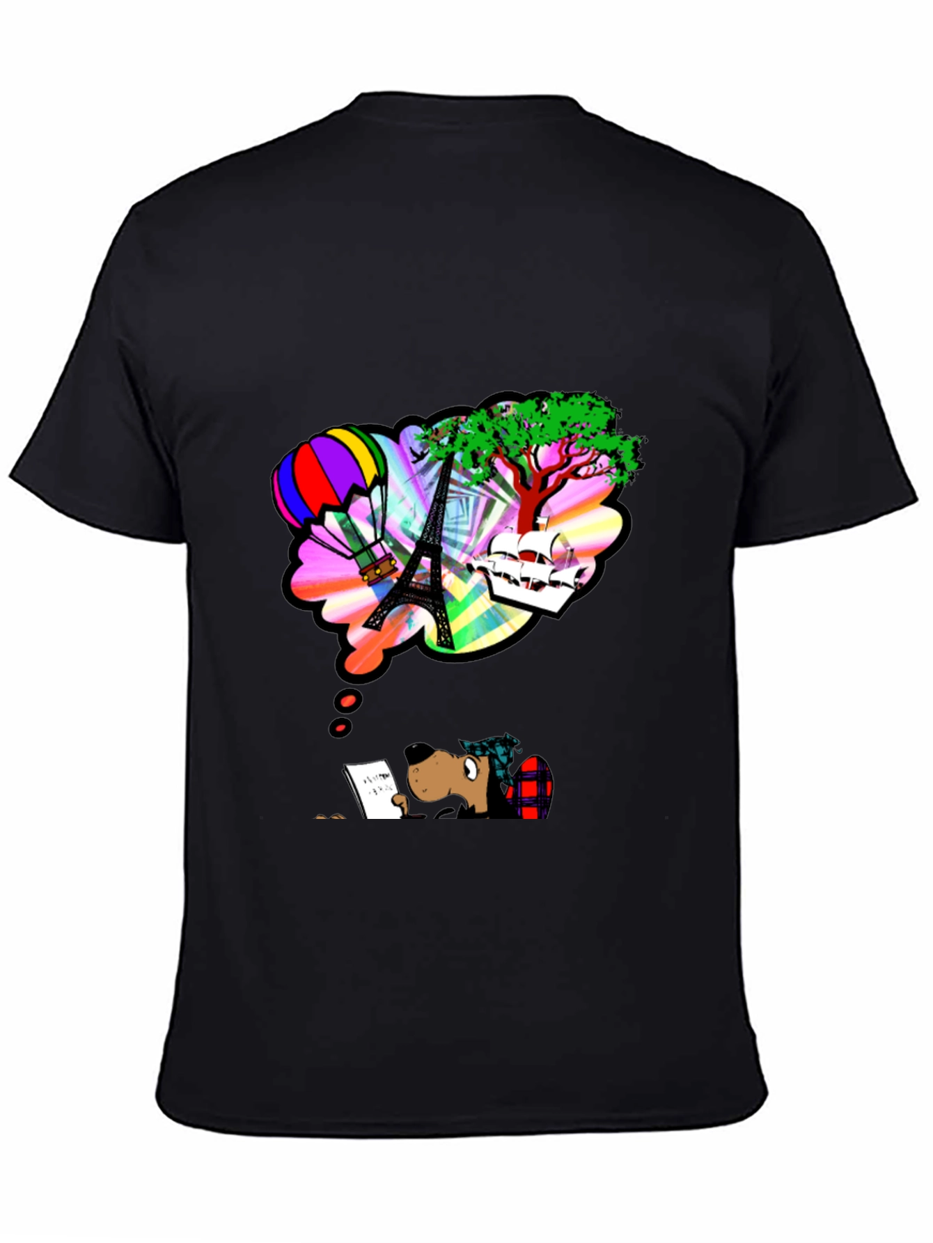 Dreaming Dog Graphic T-Shirt