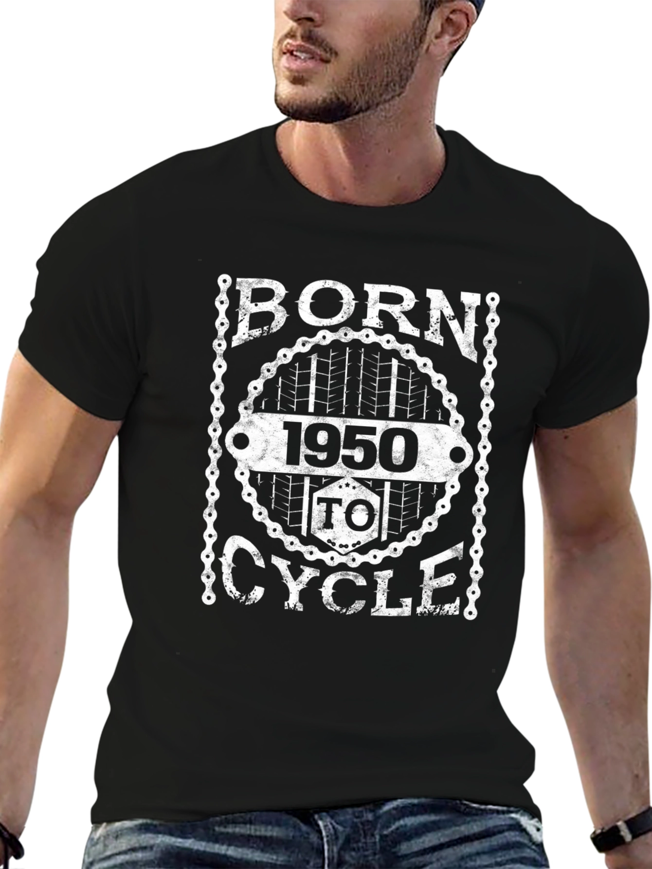 Born 1950 To Cycle Graphic Tee