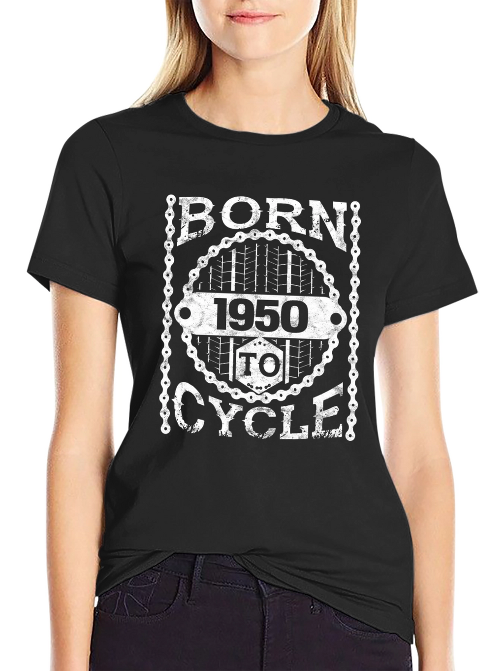 Born 1950 To Cycle Graphic Tee
