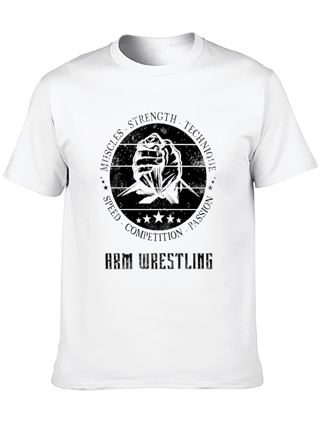 Arm Wrestling Graphic T-Shirt - Strength & Technique