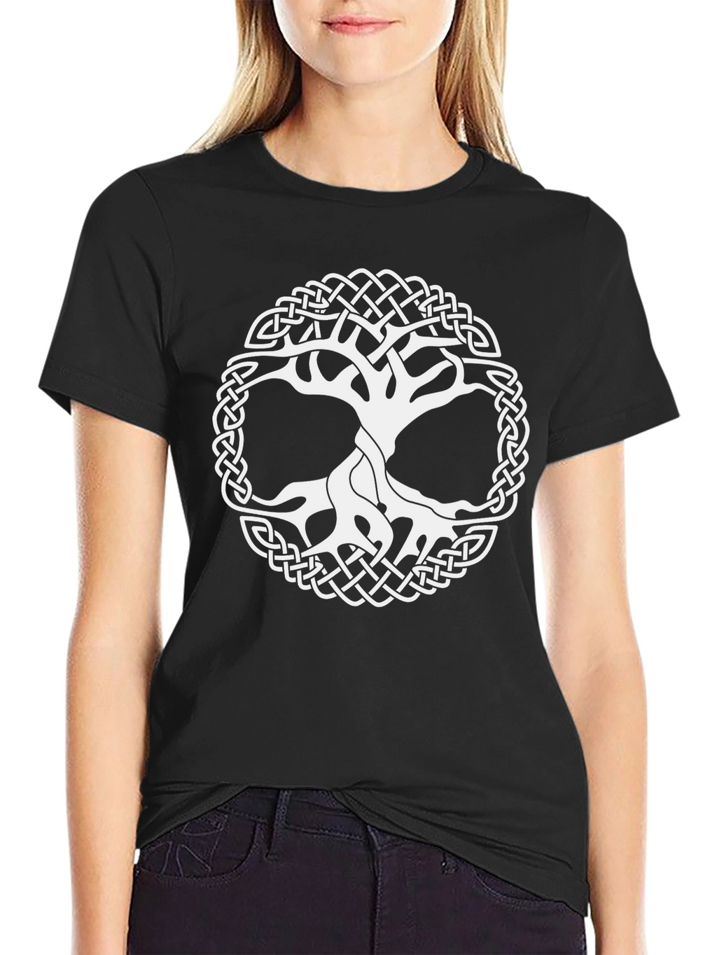 Celtic Tree of Life Black T-Shirt