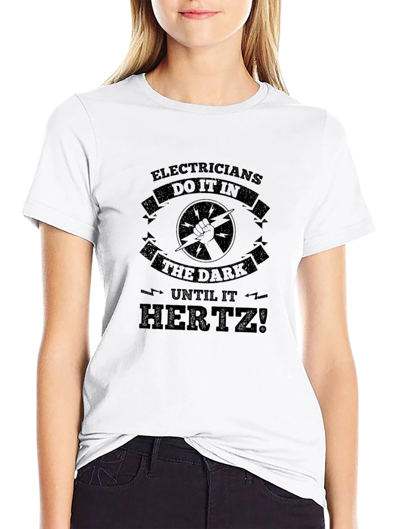Electricians Do It In The Dark T-Shirt