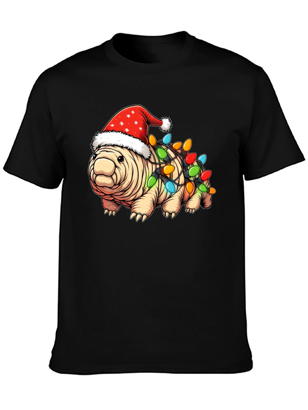 Christmas Shar Pei Dog Lights T-Shirt