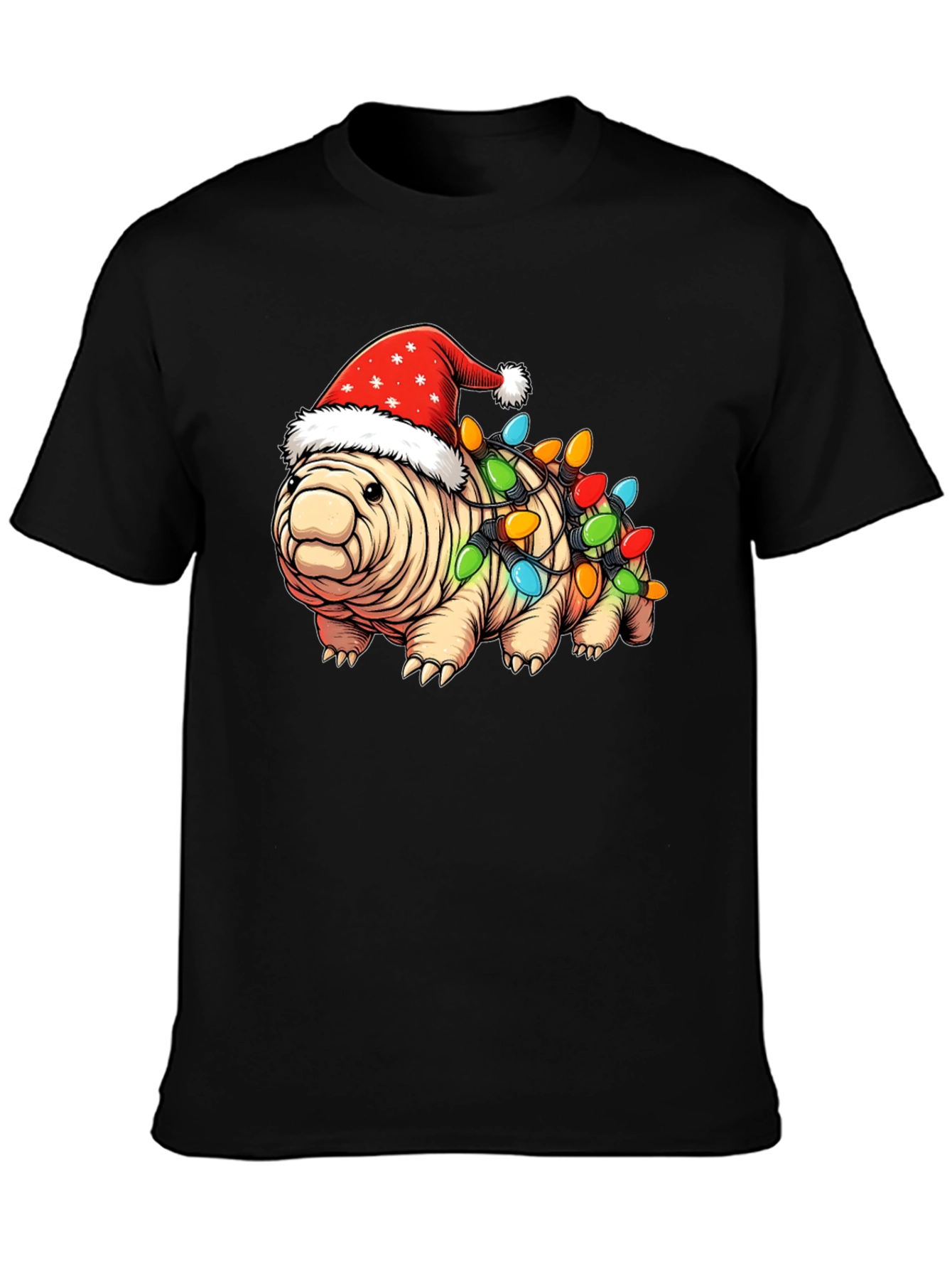 Christmas Shar Pei Dog Lights T-Shirt