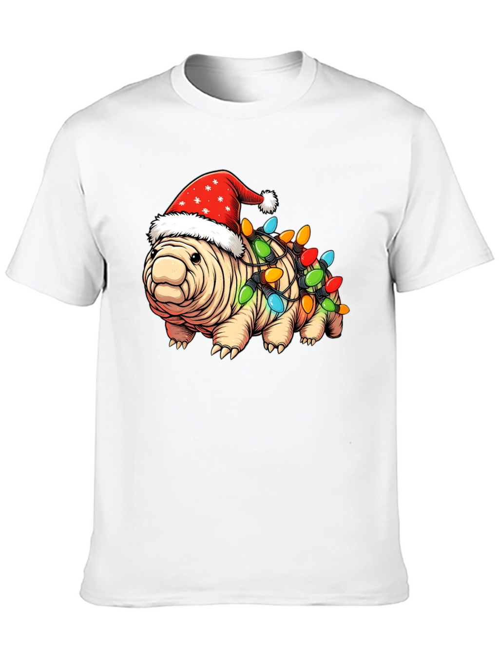 Christmas Shar Pei Dog Lights T-Shirt