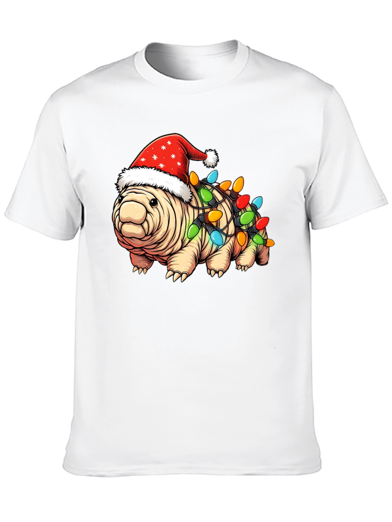 Christmas Shar Pei Dog Lights T-Shirt