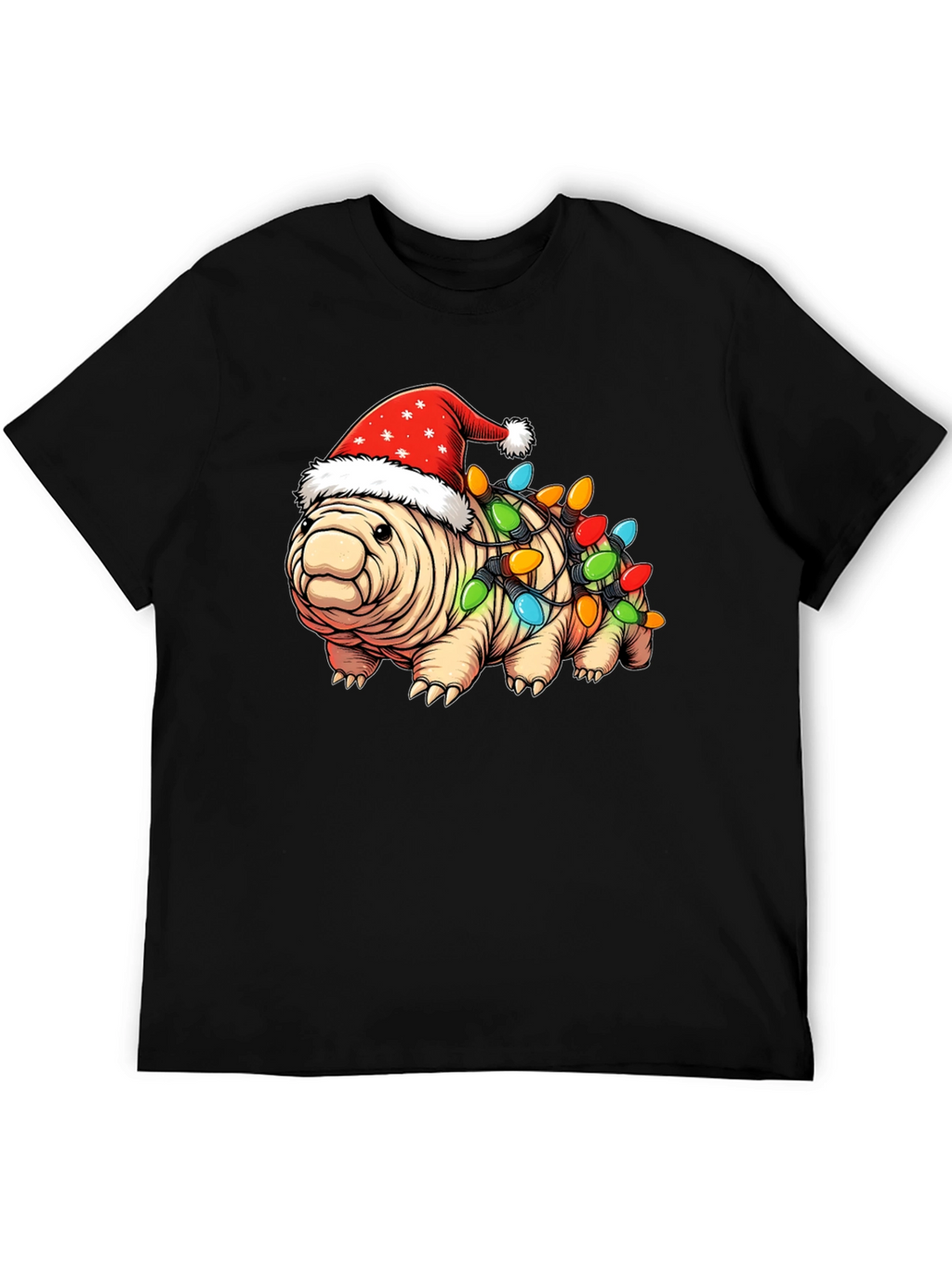 Christmas Shar Pei Dog Lights T-Shirt