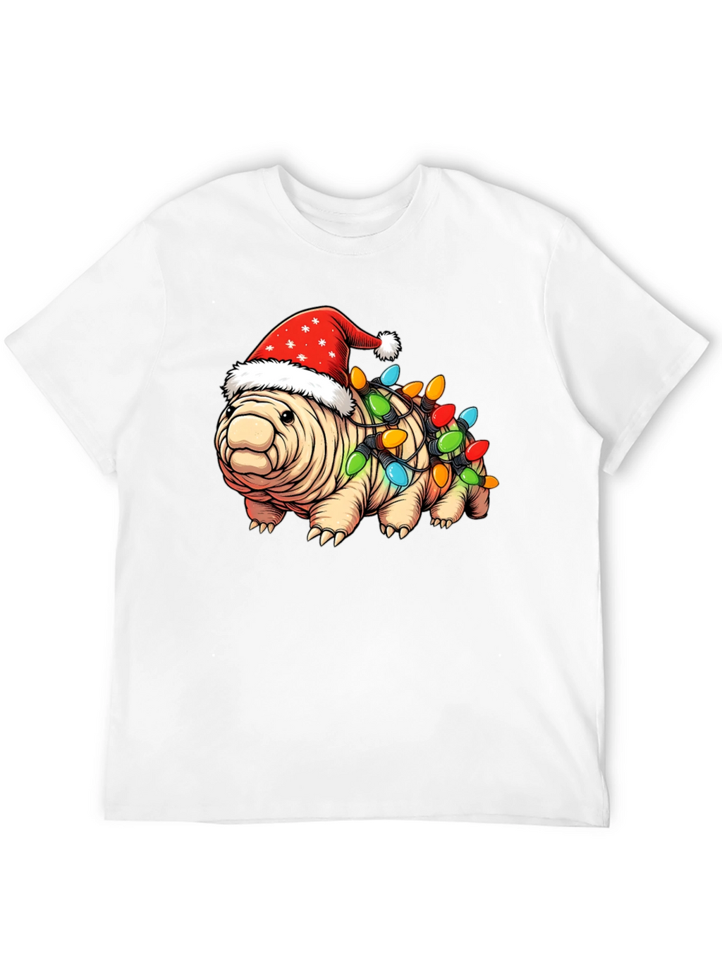 Christmas Shar Pei Dog Lights T-Shirt