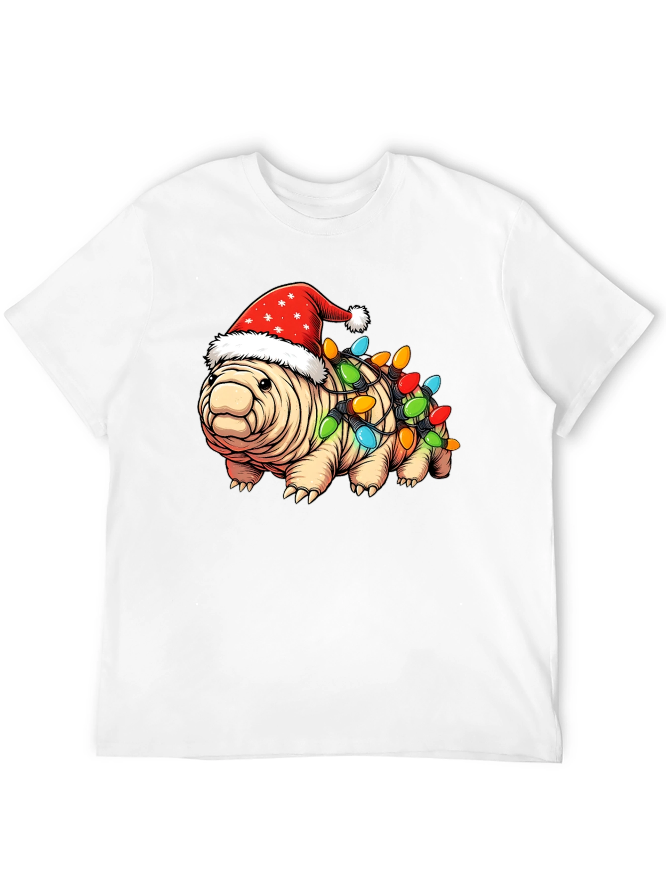 Christmas Shar Pei Dog Lights T-Shirt