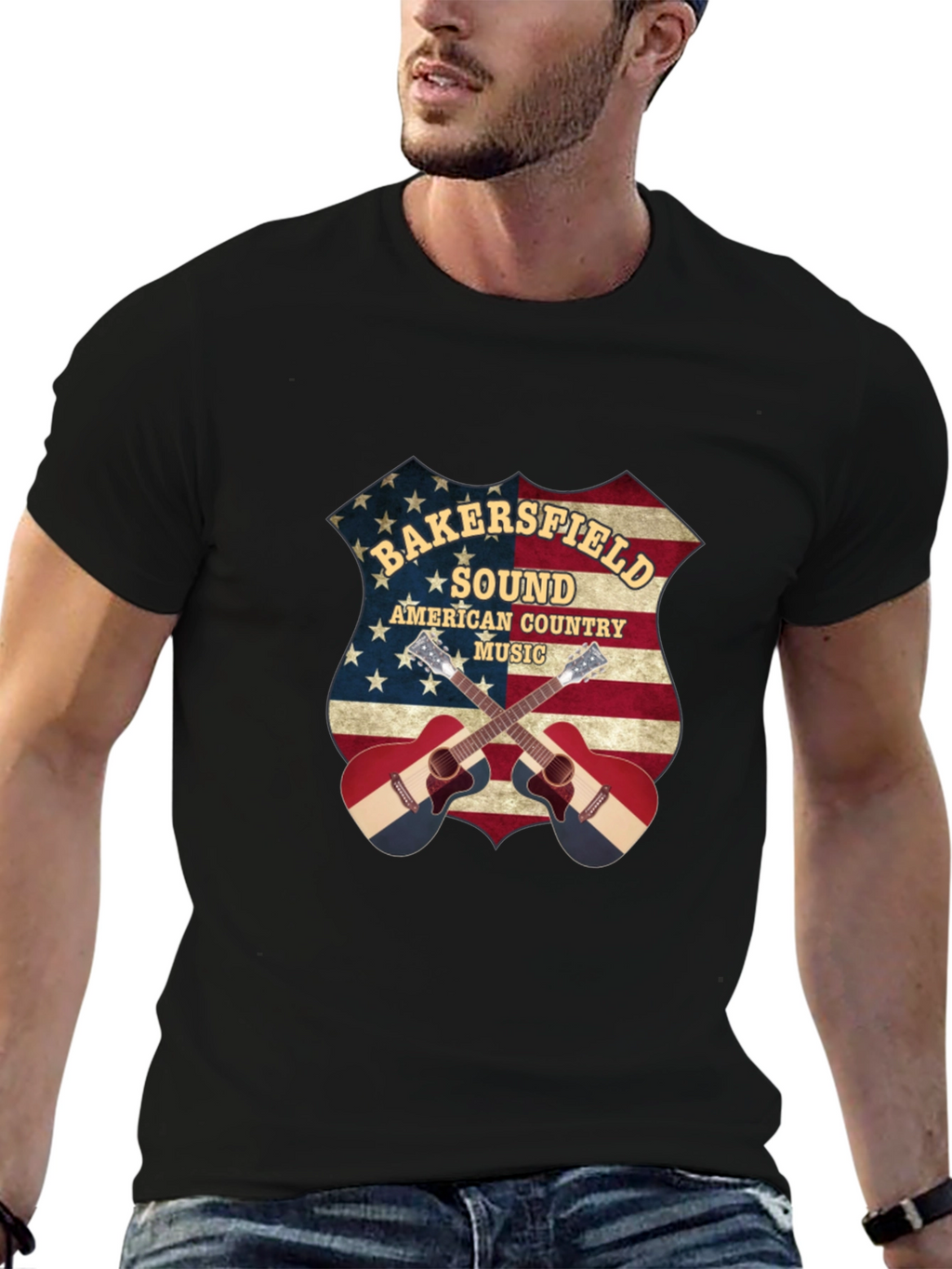 Bakersfield Sound American Country Music T-Shirt