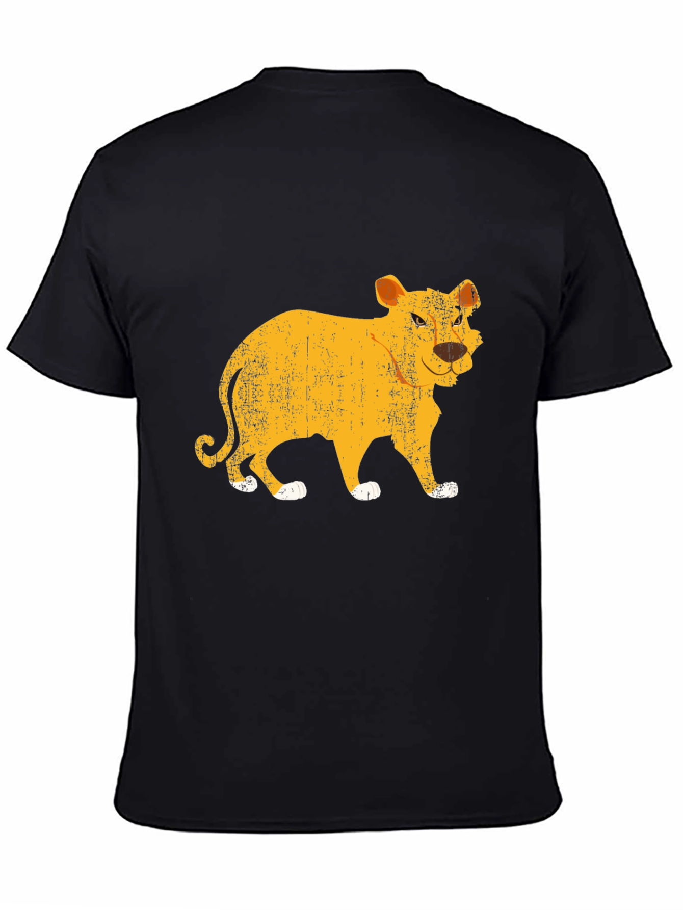 Cool Lion Graphic Black T-Shirt