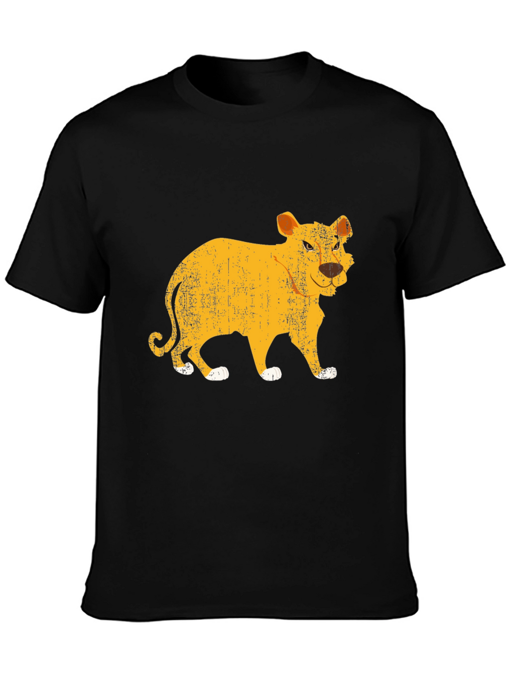 Cool Lion Graphic Black T-Shirt