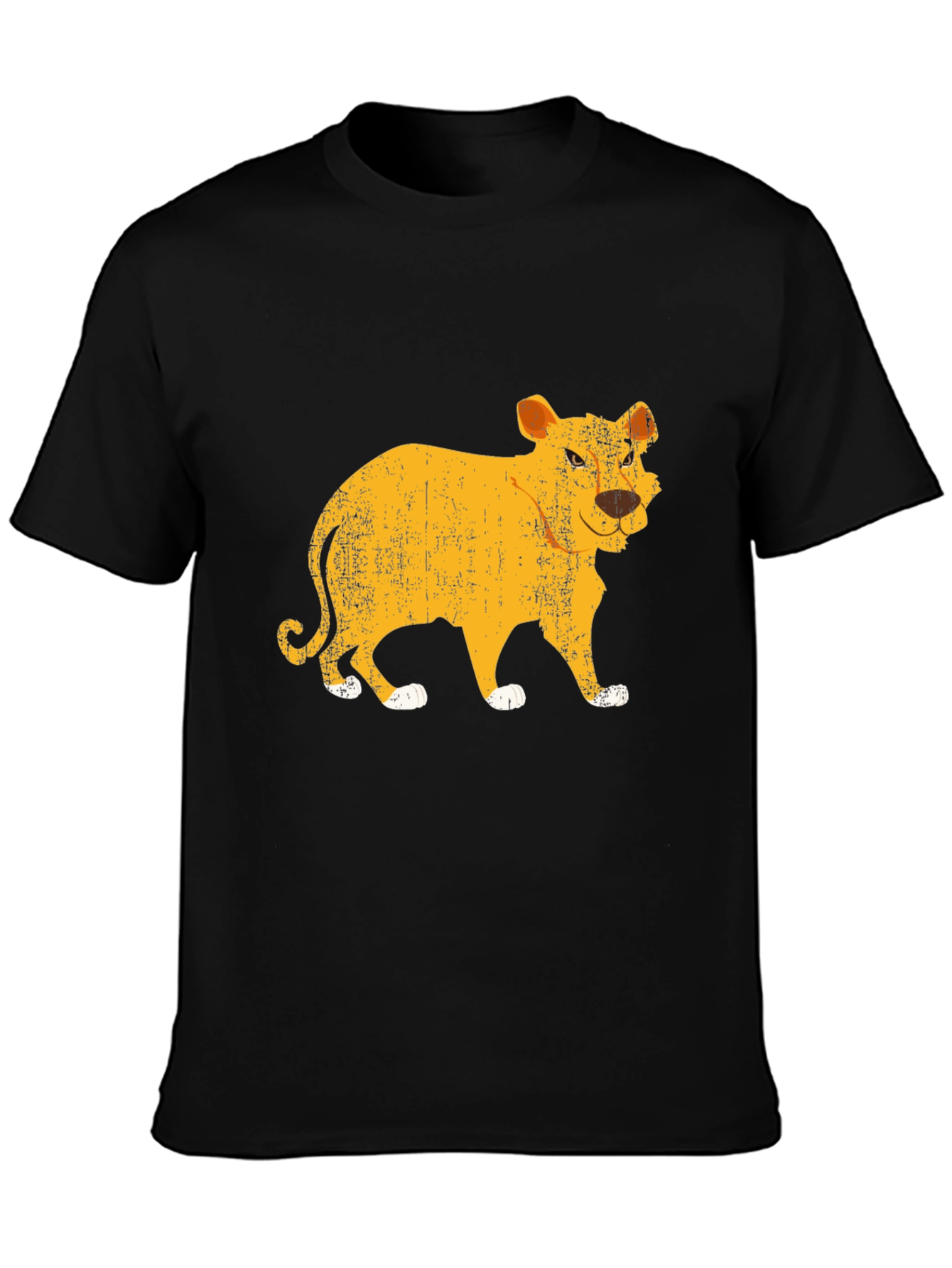 Cool Lion Graphic Black T-Shirt