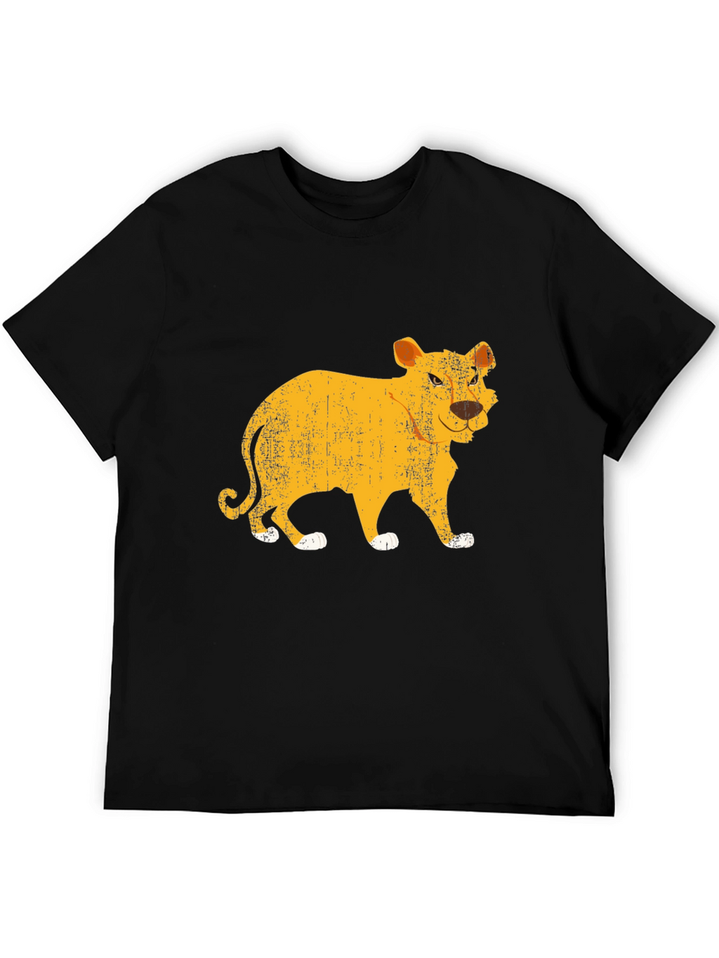 Cool Lion Graphic Black T-Shirt