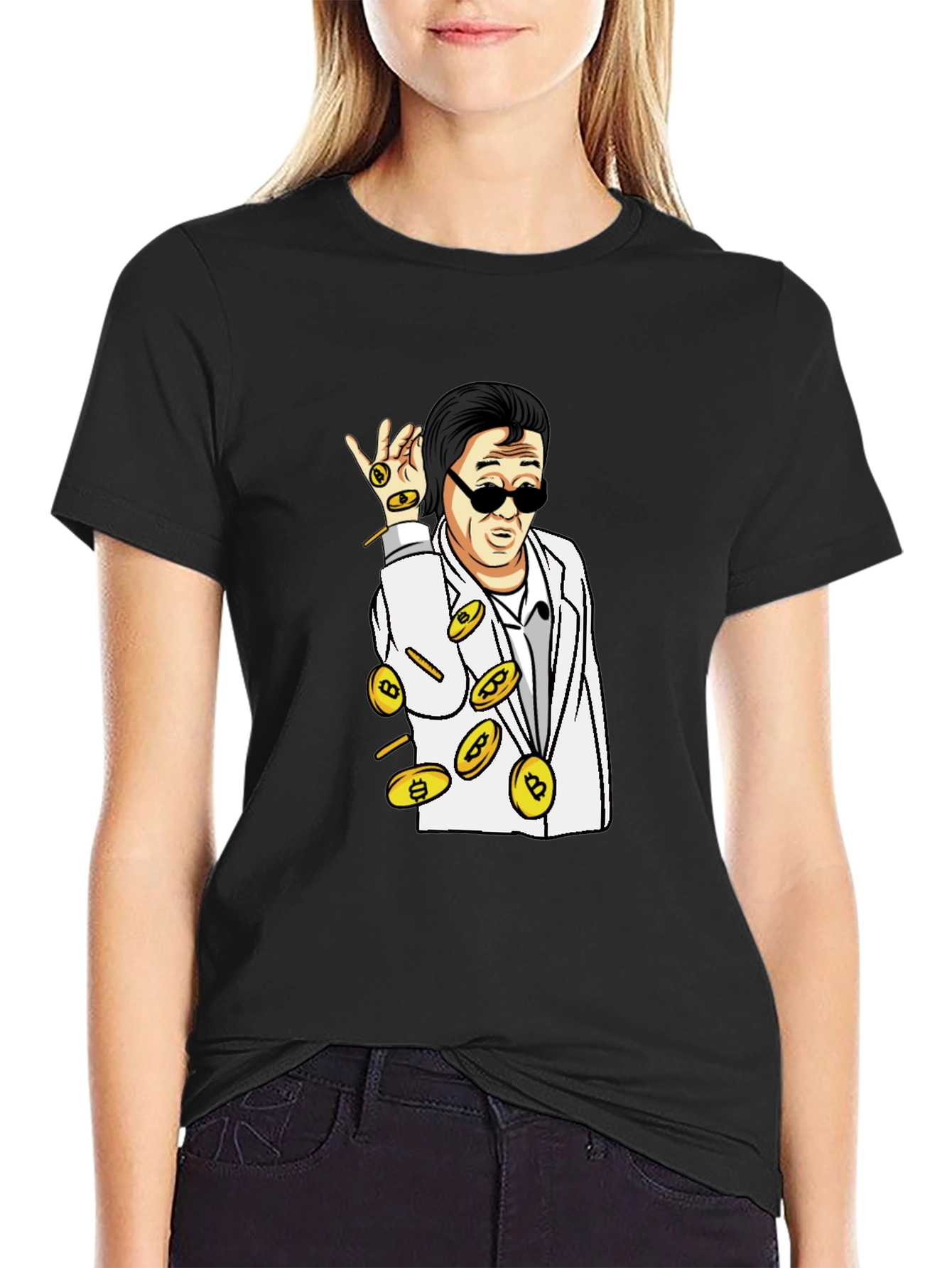 Bitcoin Salt Bae T-Shirt - Crypto Meme Tee