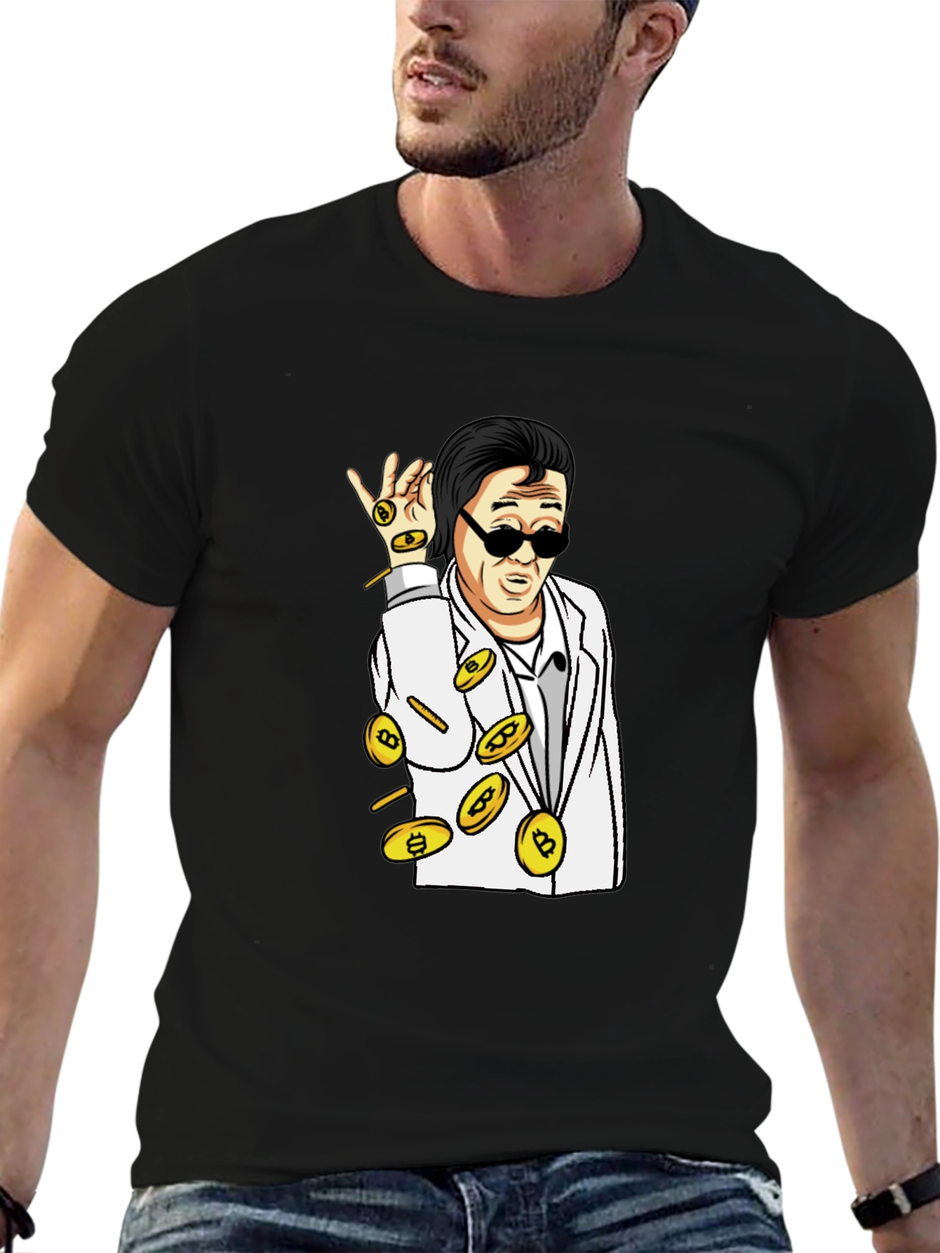 Bitcoin Salt Bae T-Shirt - Crypto Meme Tee