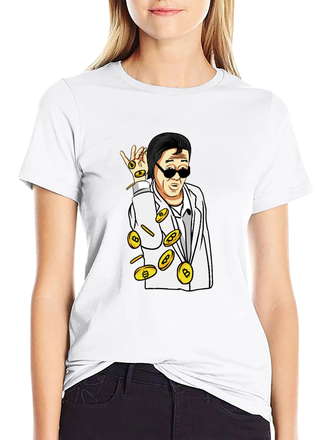 Bitcoin Salt Bae T-Shirt - Crypto Meme Tee