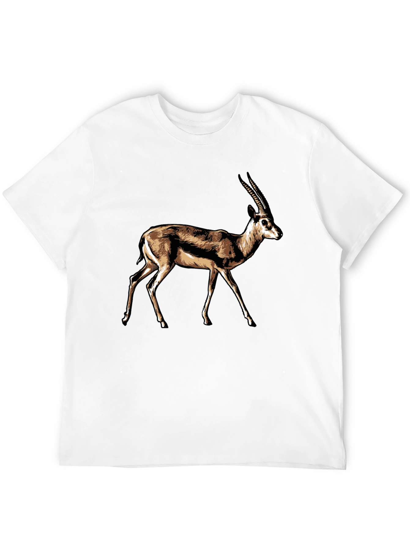 Antelope Graphic Tee - Stylish Mens Black T-Shirt