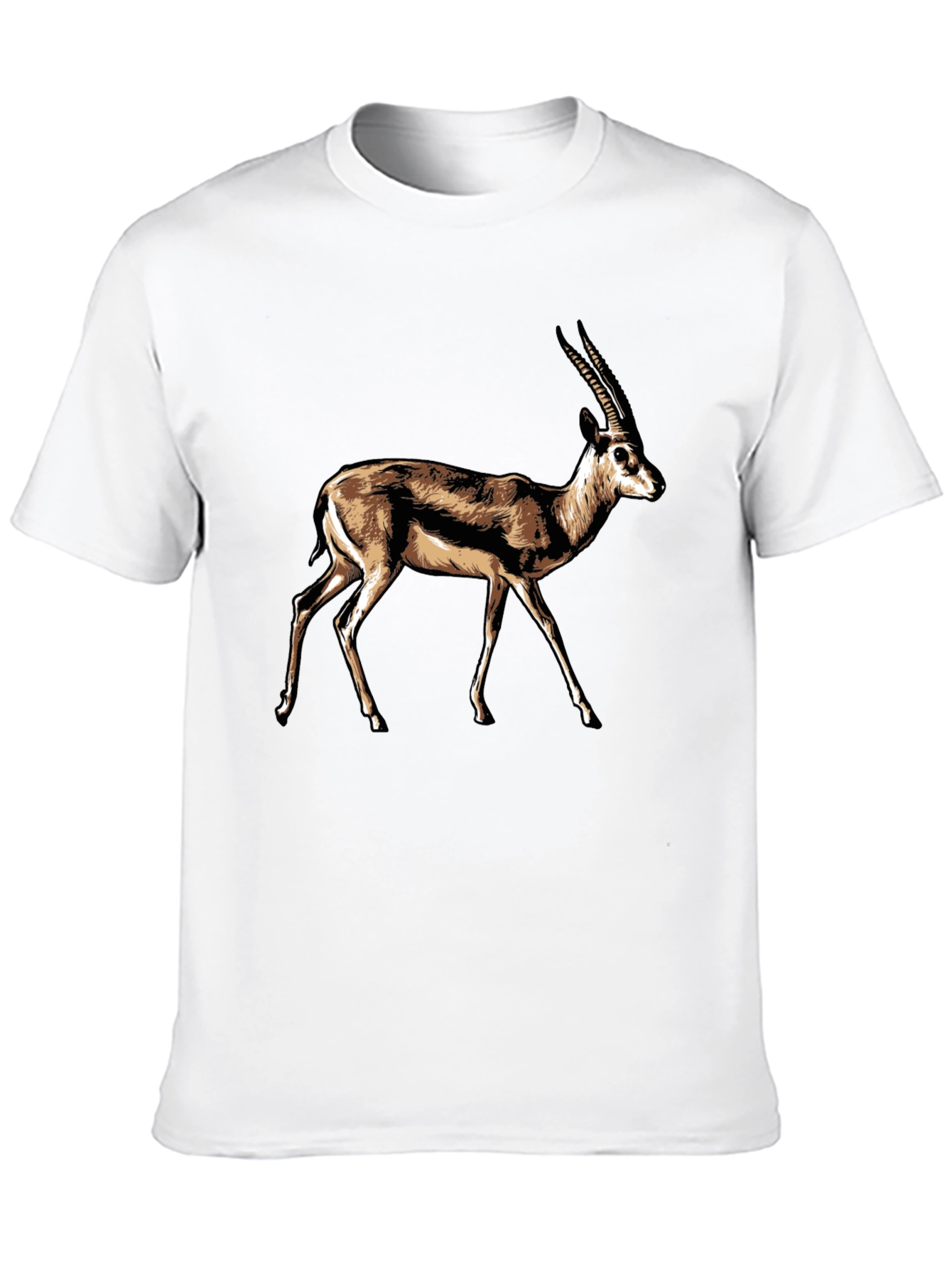 Antelope Graphic Tee - Stylish Mens Black T-Shirt