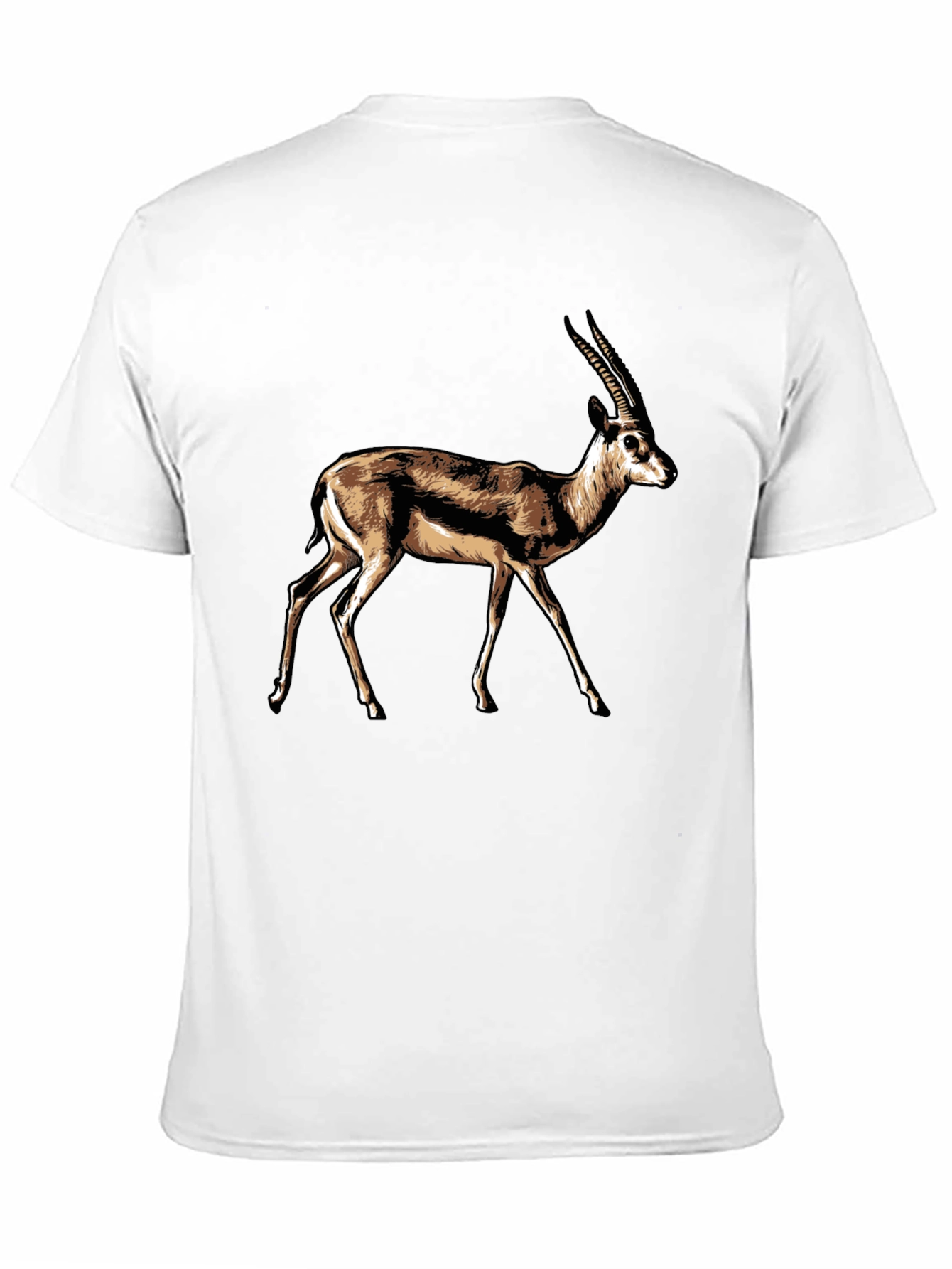 Antelope Graphic Tee - Stylish Mens Black T-Shirt