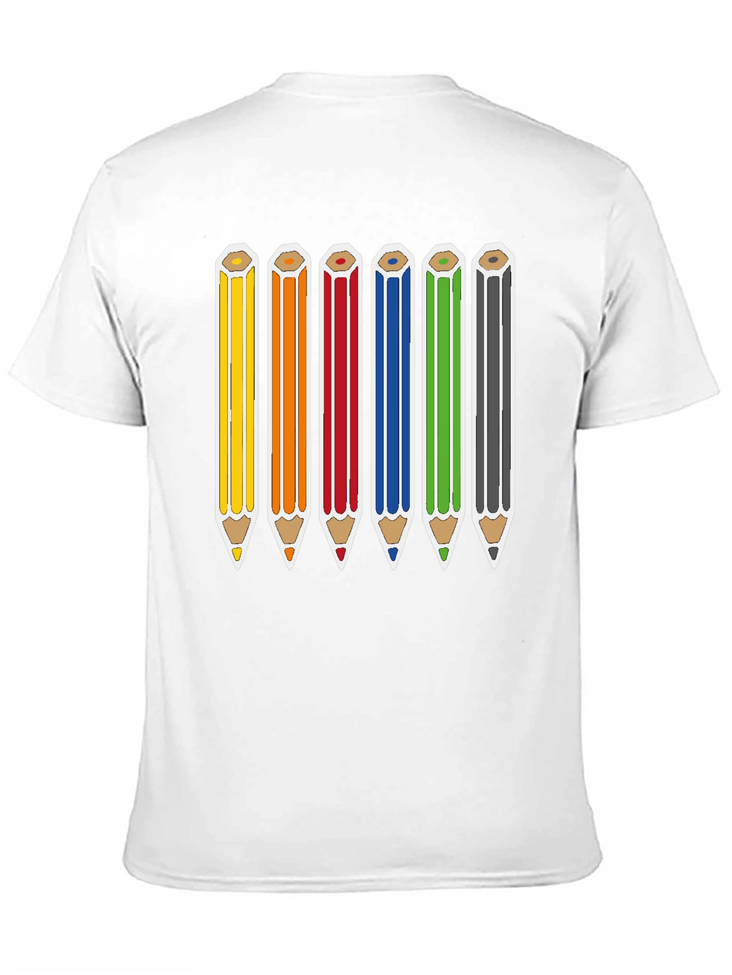 Rainbow Pencils Graphic Tee - Artists Essential