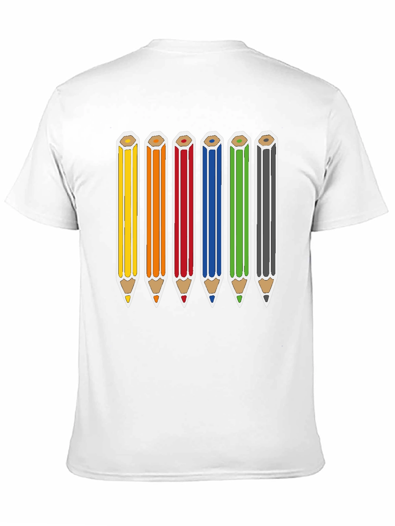 Rainbow Pencils Graphic Tee - Artists Essential
