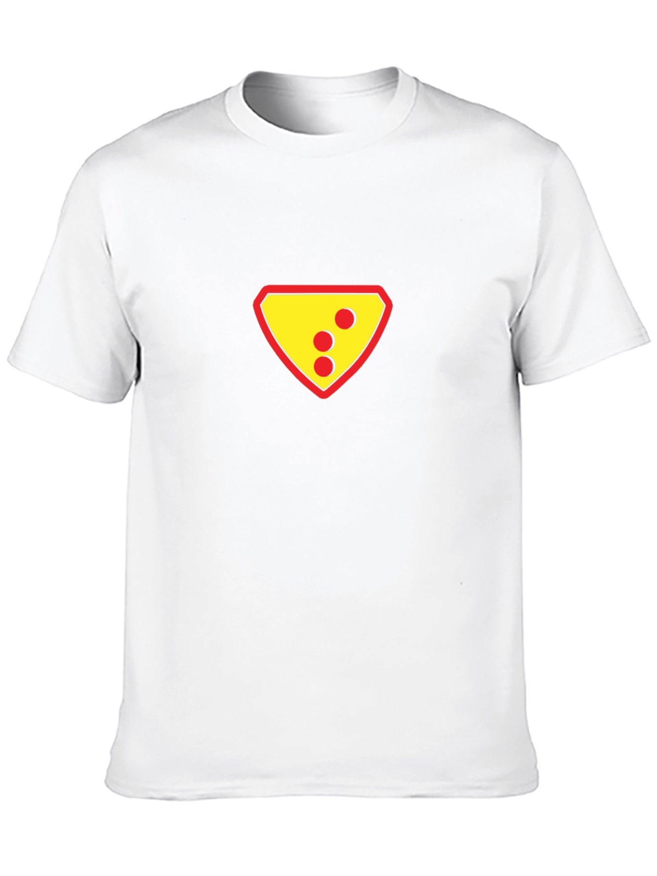 Black T-Shirt with Superhero-Style Cheese Logo