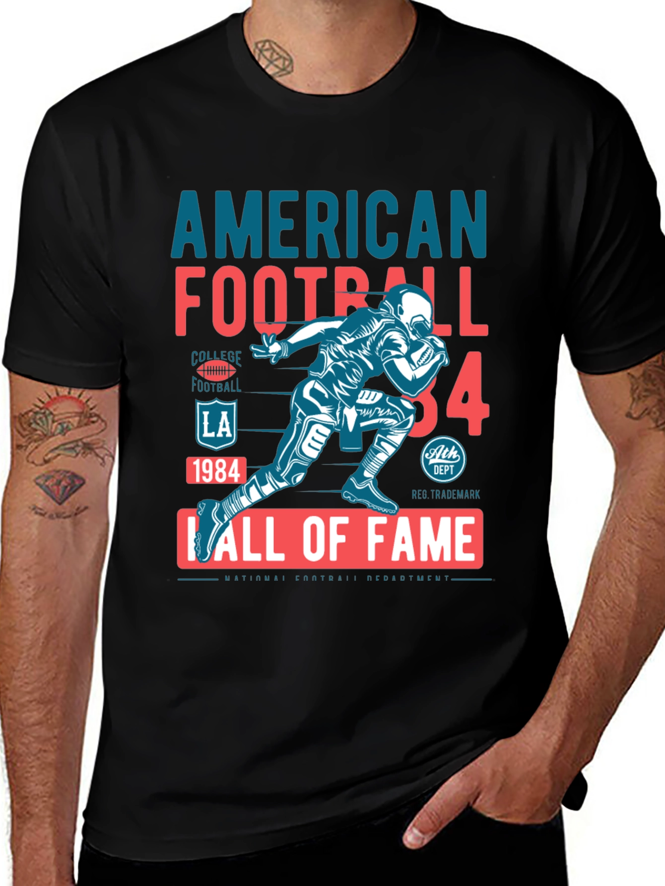 American Football Hall of Fame Graphic T-Shirt