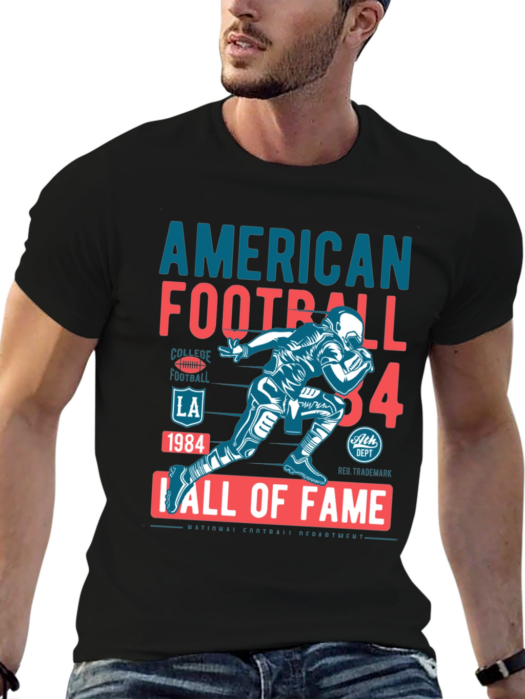 American Football Hall of Fame Graphic T-Shirt