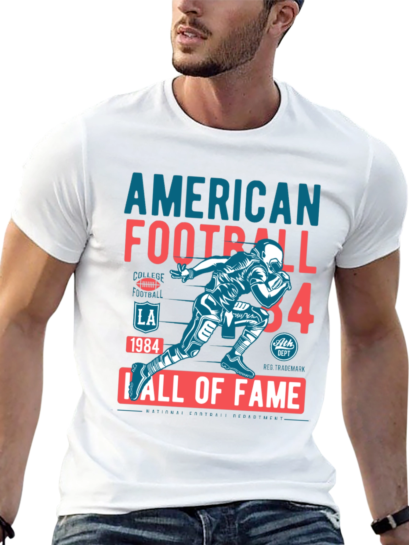American Football Hall of Fame Graphic T-Shirt