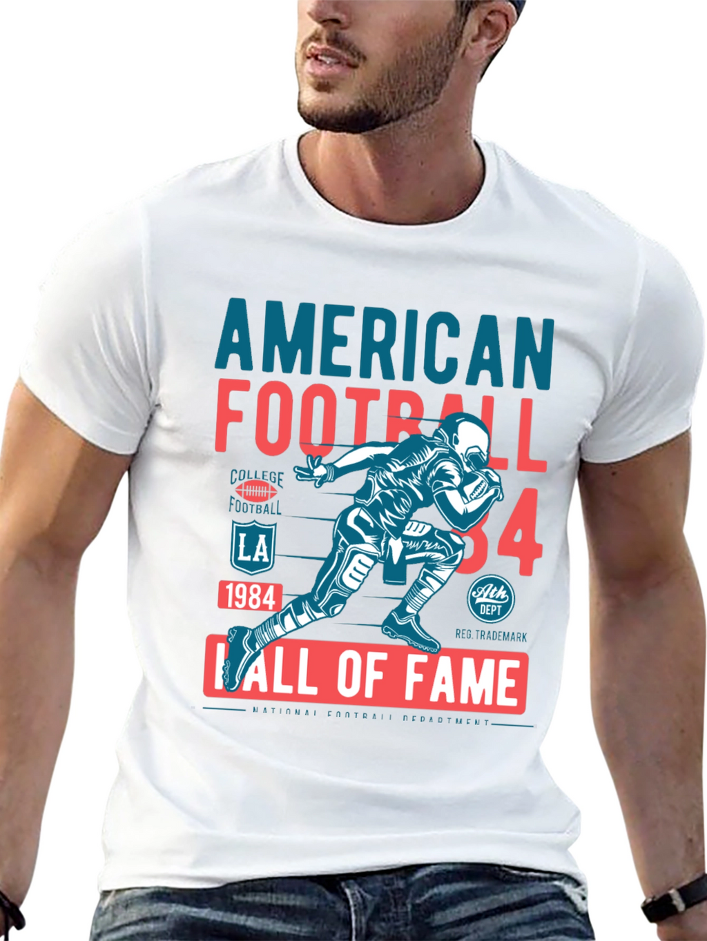 American Football Hall of Fame Graphic T-Shirt