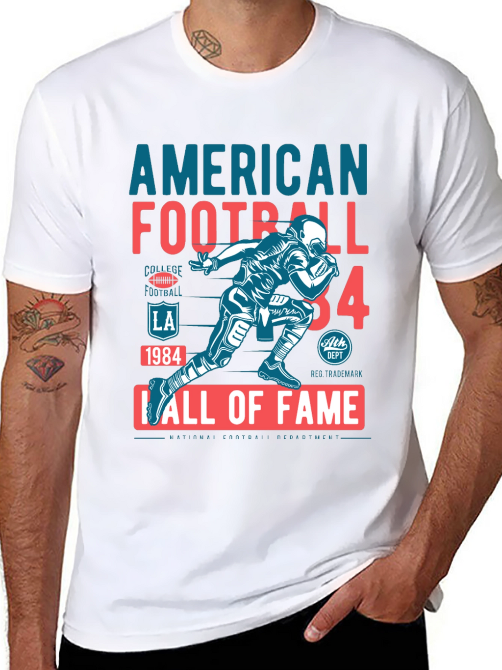American Football Hall of Fame Graphic T-Shirt