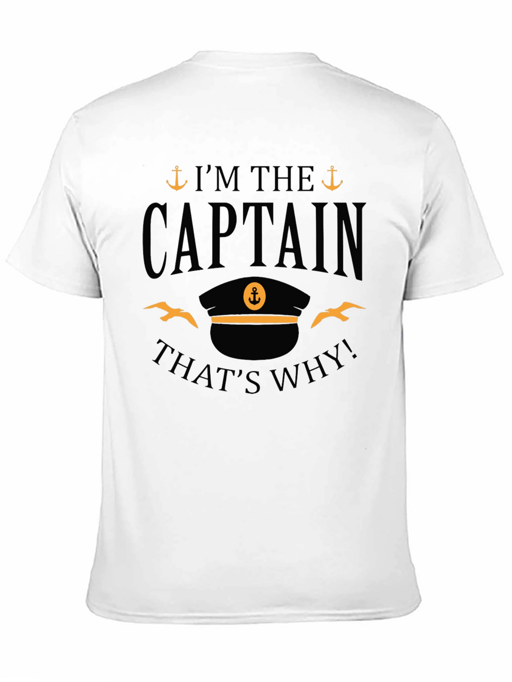 Captain T-Shirt - Nautical Theme Crew Tee