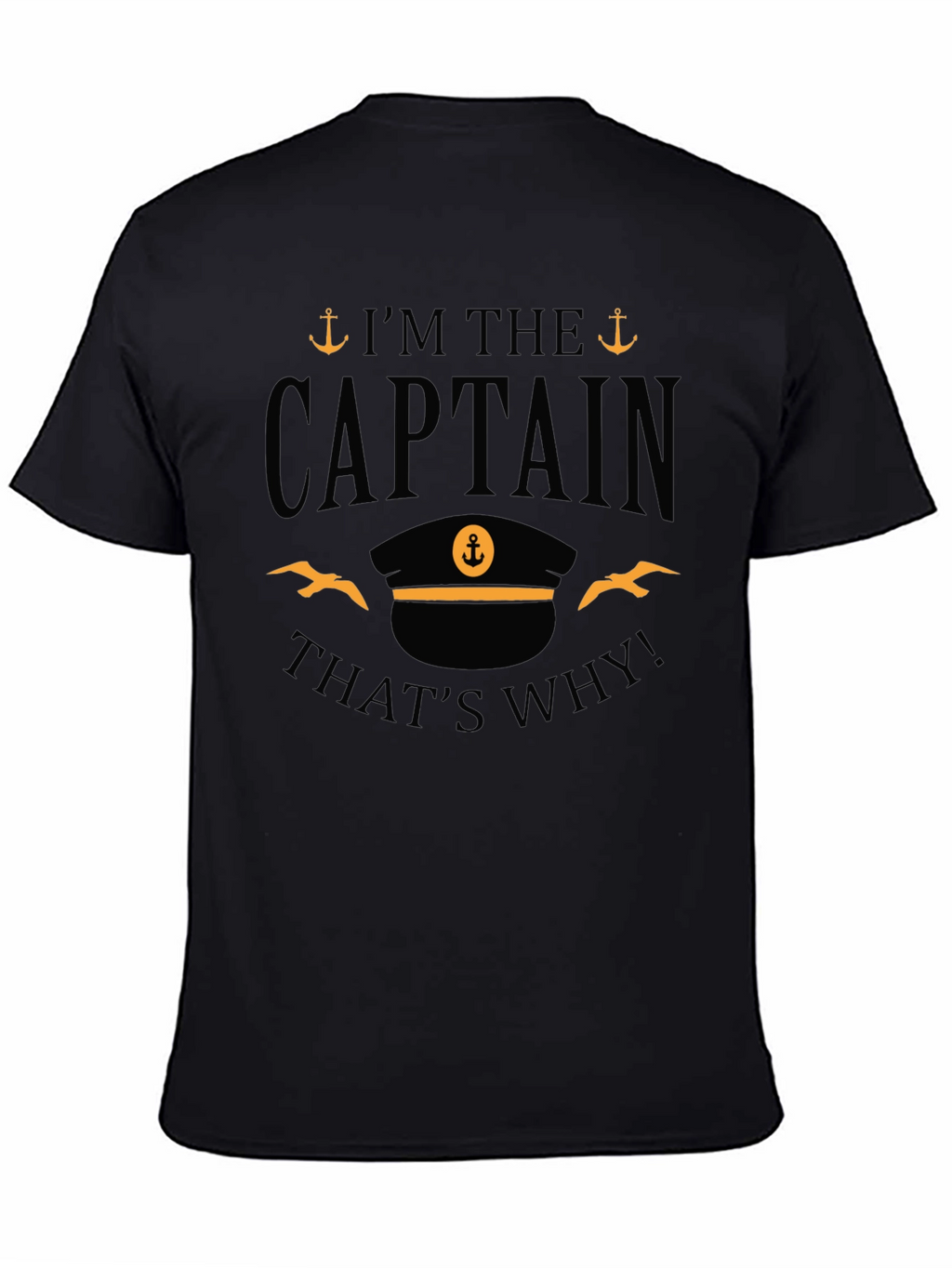 Captain T-Shirt - Nautical Theme Crew Tee