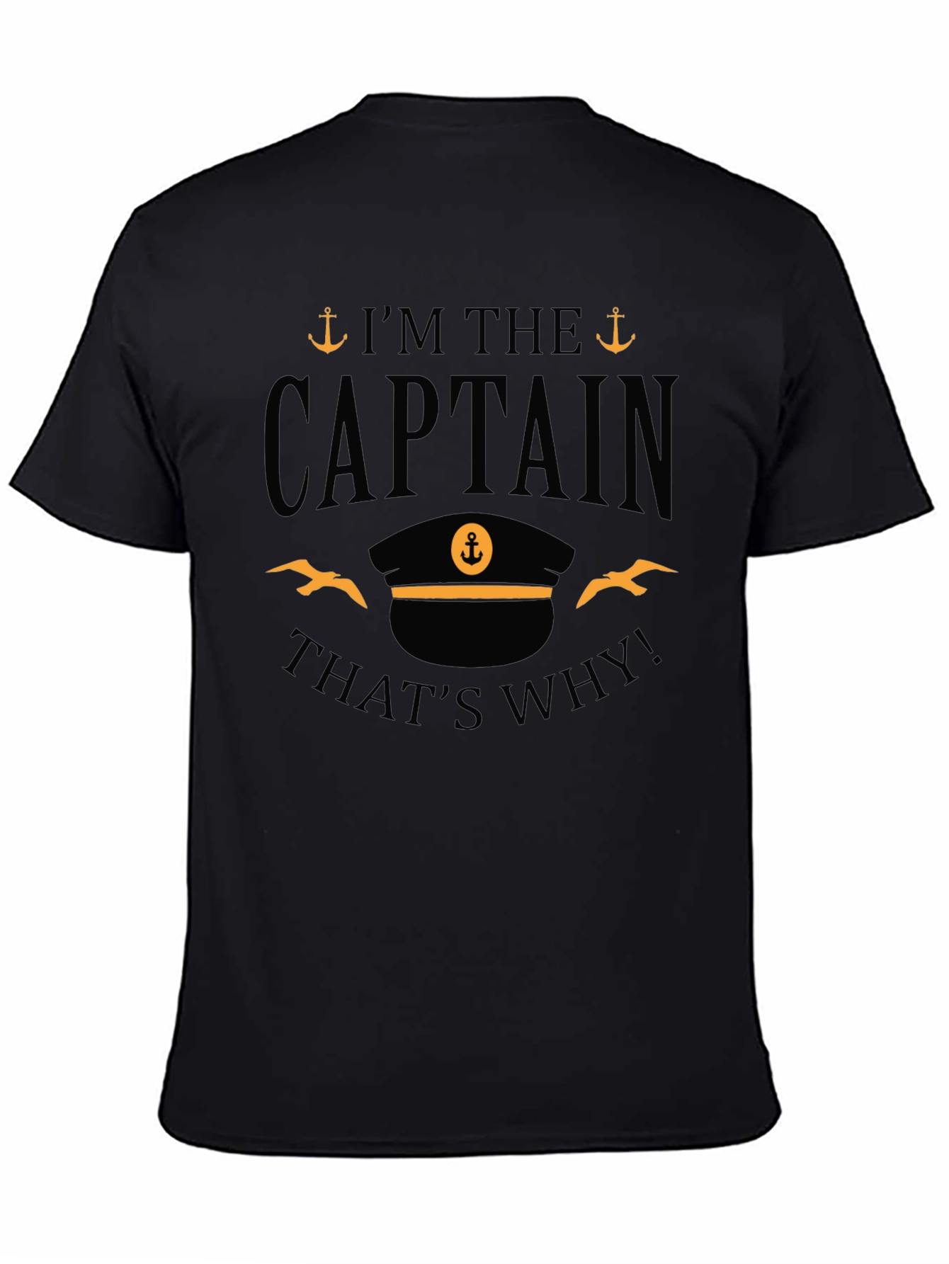 Captain T-Shirt - Nautical Theme Crew Tee