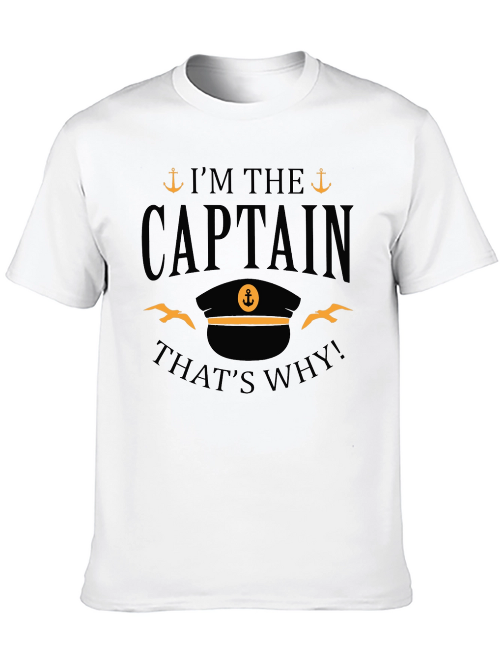 Captain T-Shirt - Nautical Theme Crew Tee