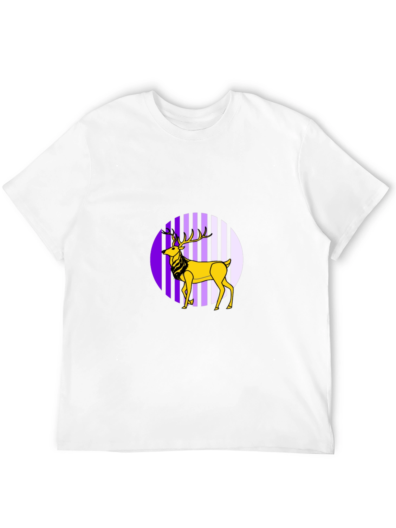 Striking Deer Graphic Tee - Unique Style